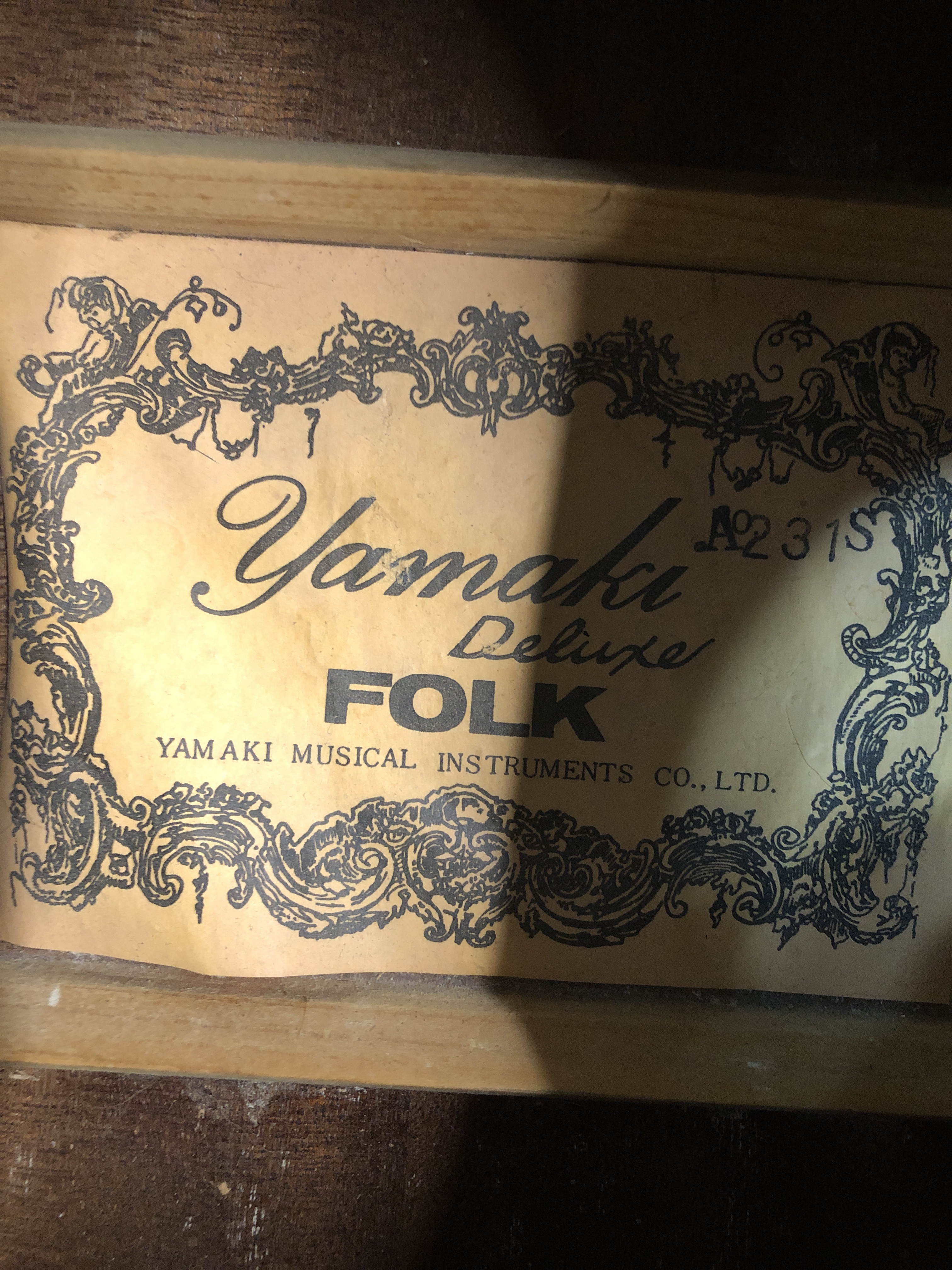 Vintage Yamaki Folk – General Guitar Works